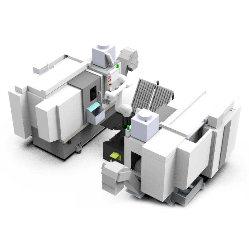 Загрузка/Выгрузка ЧПУ станков (коллаборативное исполнение)